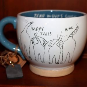 Teacup with collar tag